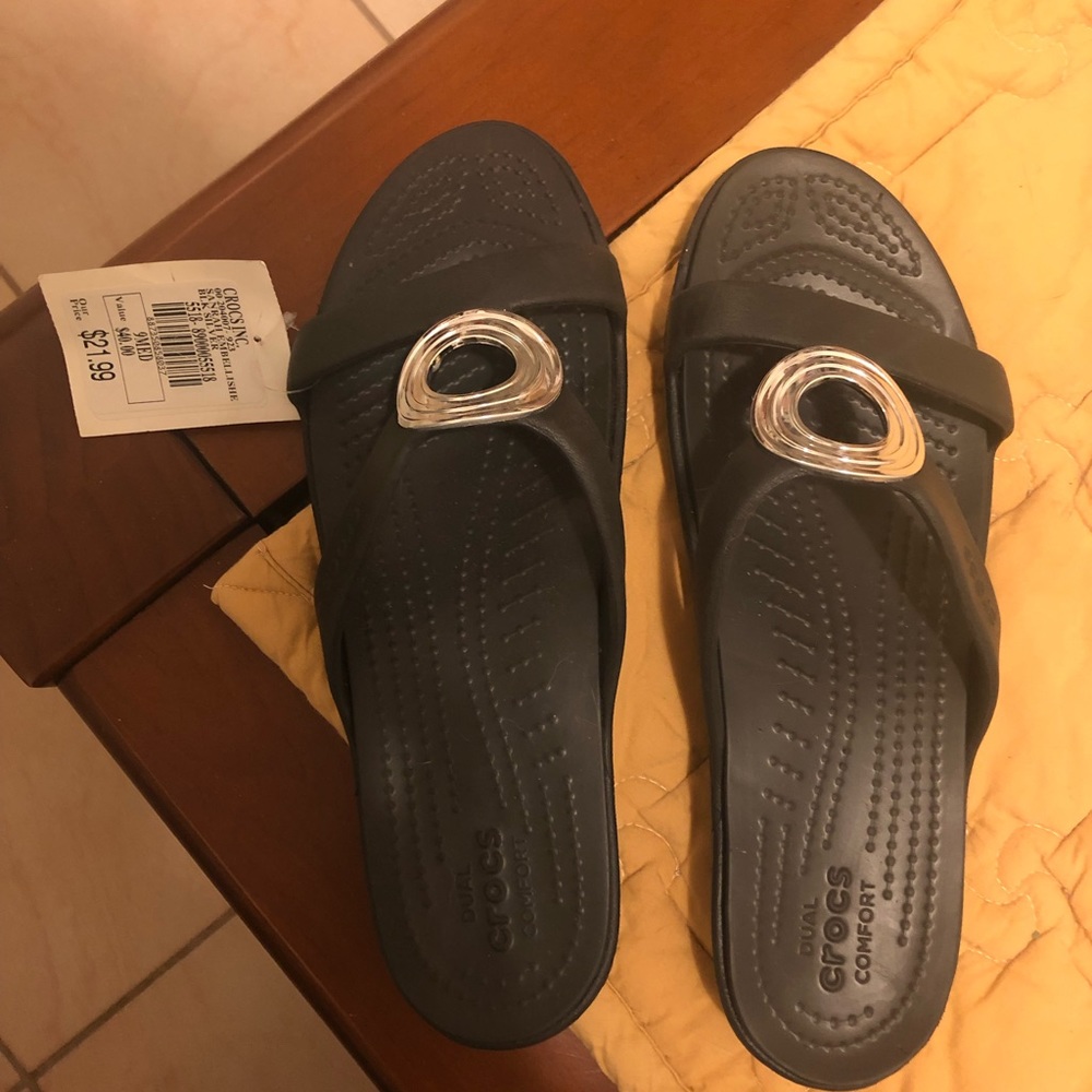 Croc sandals
